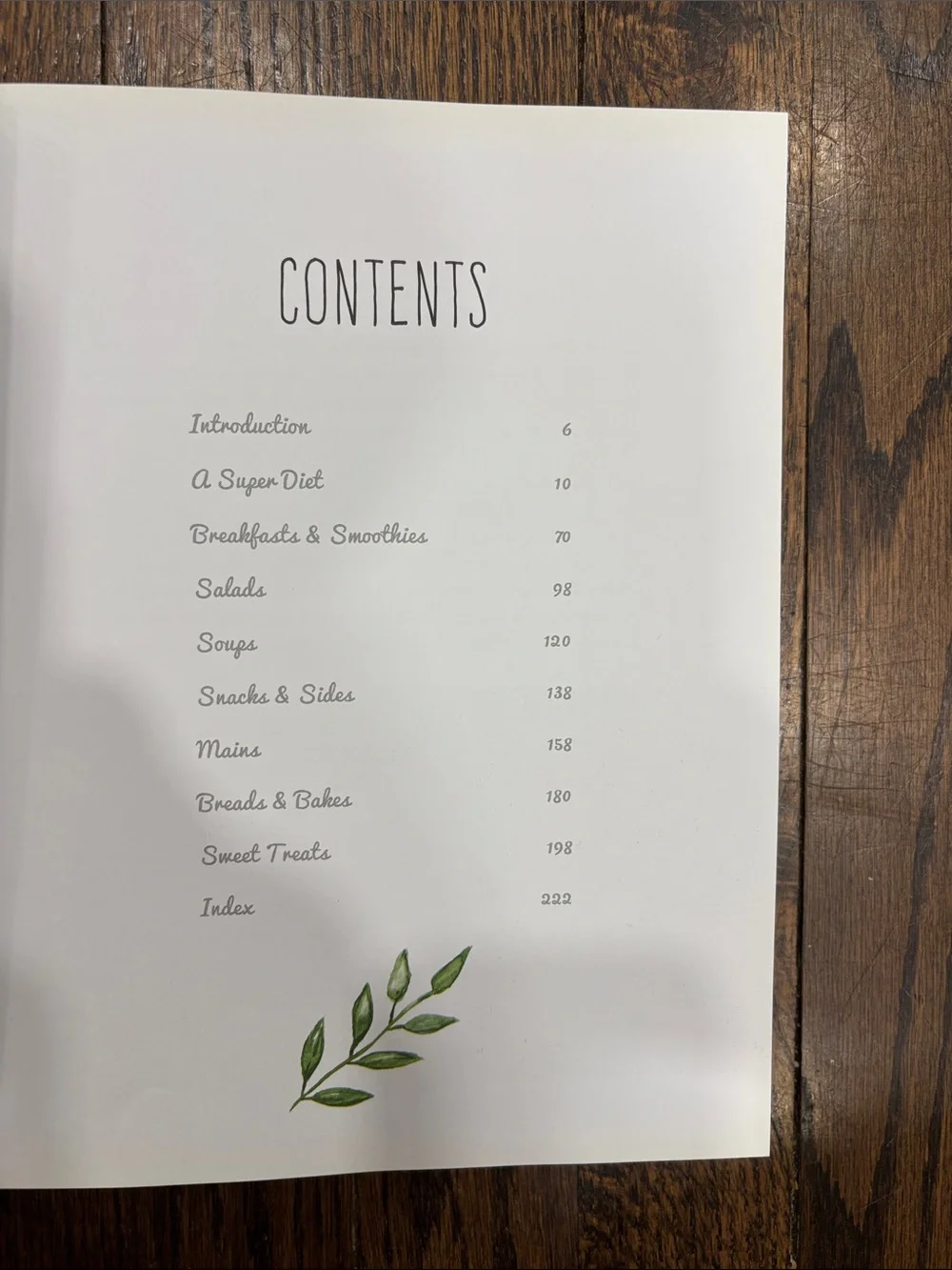 Superfoods Recipes & Preparation Cookbook